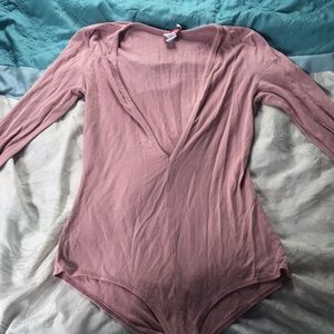 Pink bodysuit